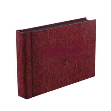 Imagem de Album Auto Colante Instalivro 10x15 Para 20 Fotos com Gravação a Laser (Tork Vermelho Momentos)