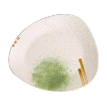 Imagem de Prato de jantar de cerâmica reutilizável prato de sobremesa pratos de forma irregular pratos de cozinha leves para restaurante doméstico