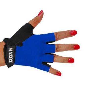 Imagem de Luva Para Academia exercício funcional Macia Meio Dedo Musculação Bike