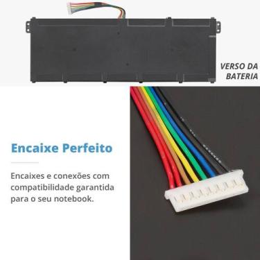 Imagem de Bateria para Notebook Acer Swift 3 SF314-51-33Y7 - BestBattery, Preto