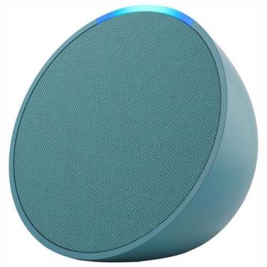 Imagem de Caixa de Som Inteligente Alexa Echo Pop com Assistente Virtual, Blueto