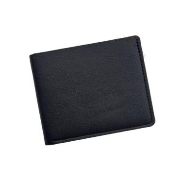 Imagem de Carteira Masculina Fina Simples material ecológico Porta Cartões Leve 