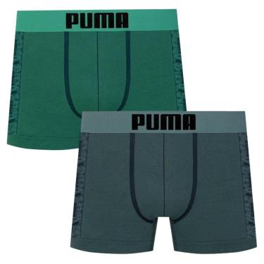 Imagem de Kit 2 Cuecas Boxer Puma Sem Costura Masculina