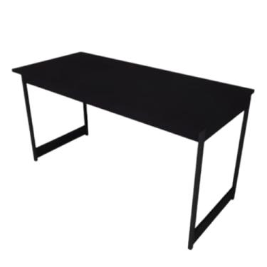 Imagem de Computador industrial do estilo do escritório 116 cm(Preto/Pés Pretos)