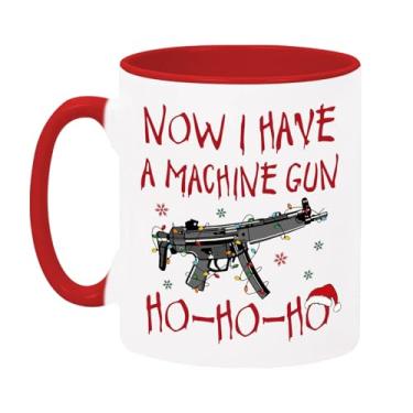Imagem de Caneca de café Die Hard, copos de Natal de 325 ml, presente de mercadoria Hans Gruber Die Hard para homens e mulheres, copos de festa de Natal para bebidas de cacau com chocolate quente, presentes de