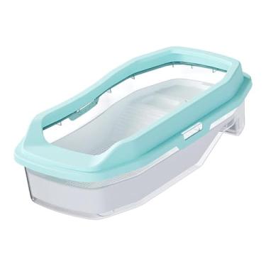 Imagem de Bothyi Tanque de tartarugas Tanque de répteis com alça evita que as tartarugas escapem em repouso Aquário Habitat para sapo Tartaruga, Verde