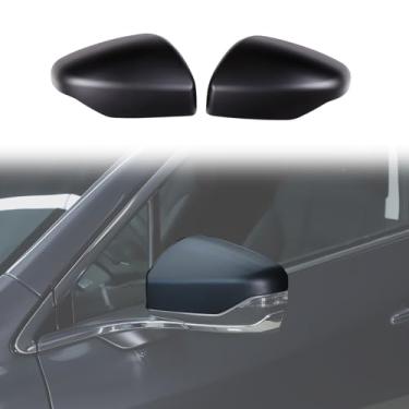 Imagem de Capa de espelho retrovisor de carro compatível com Subaru Outback 2021-2025, tampa protetora de espelho retrovisor da porta externa ABS acessórios decorativos (preto fosco)