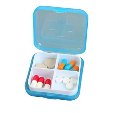 Imagem de Porta Comprimidos - Organizador de Remédios para Viagem e Uso Diário(Kit 3)