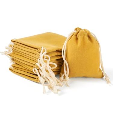 Imagem de 20 sacos pequenos de veludo com cordão de 9 x 7 cm, colar, pulseira, bolsas de armazenamento de joias, sacos de tecido de veludo para joias, embalagem de presente, lembrancinhas de festa de casamento