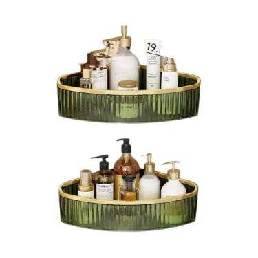 Imagem de Prateleira De Banheiro Em Acrílico Sem Perfuração Organizador De Maqui