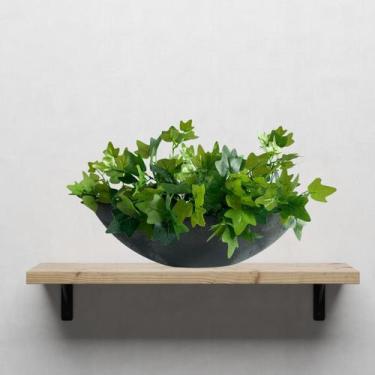 Imagem de Kit 5 Buquês deFolhagem de Hera Artificial 35cm plantas Artificiais p/