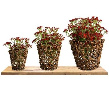 Imagem de 18 galhos mini artificial Delicadas: Flores Artificiais preço Atacado 