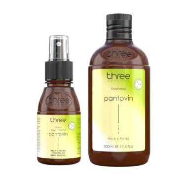 Imagem de Pantovin Shampoo Antiqueda Com Tonico Capilar Nano Vegetal Three Therapy