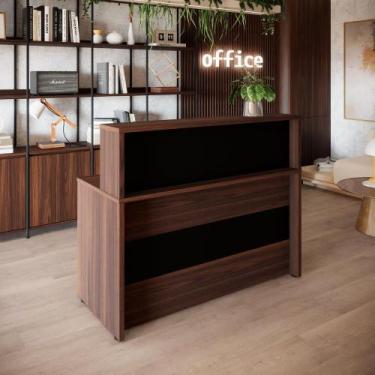 Imagem de Balcão Atendimento Recepção 135 cm Alto Escritório F5 Office - F5 Offi