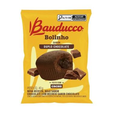 Imagem de Bolinho Bauducco Duplo Chocolate 40g - Embalagem com 16 Unidades