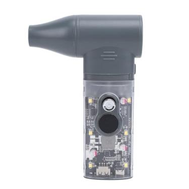Imagem de Garosa Mini Soprador Jet Dry Ventilador Recarregável de 30 Velocidades Com Banco de Potência de 10000mAh e Luzes LED Motor de 100000 RPM para Acampamento Ao Ar Livre para Uso Doméstico