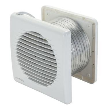 Imagem de Exaustor para banheiro diâmetro de 150 mm com grade e duto KEXB-03 - V