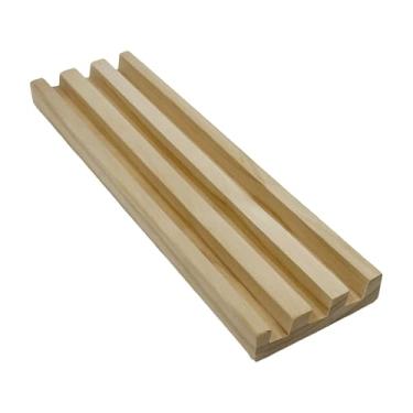 Imagem de Yunhgft Tabuleiro de Dominó, Suporte de Exibição, Decoração de Mesa, Presentes, Artesanato, Decoração Educativa para Casa, Suporte de Madeira Faça Você Mesmo, Sulco positivo