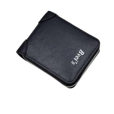 Imagem de Carteira masculina casual de alta qualidade, Preto, Retrô