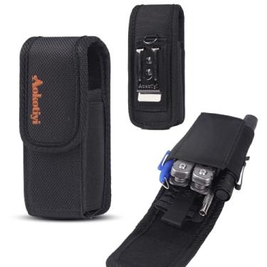 Imagem de Bainha multiferramenta - Organizador de bolsa de cinto EDC com fecho magnético com clipe de cinto - Compatível com Leatherman Wave Plus, Wingman, Charge, Surge, Super Tool 300, Signal, Free P2/P4 e