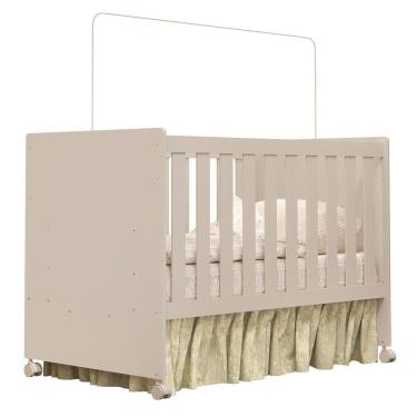 Imagem de Berço Mini Cama Katatau Flex Areia Fosco - Reller Móveis Areia Fosco