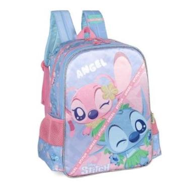 Imagem de Mochila Infantil De Costas Escolar Stitch Luxcel-Unissex