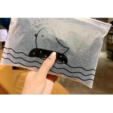 Imagem de 1000 2000 Peças Scrunchies de Cabelo Feminino e Infantil Multicolorido – Elástico Descartável para Crianças e Mulheres (1000 Preto)