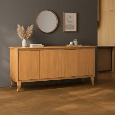 Imagem de Buffet Aparador Monterrey 4 Portas Madeira Imbuia