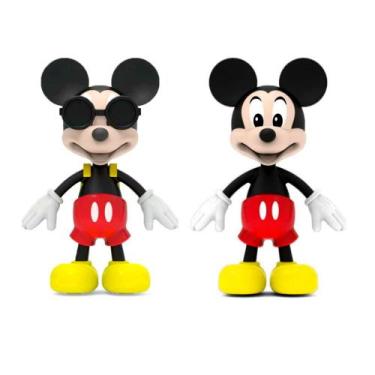 Imagem de Boneco do Mickey com Acessórios Disney Jr 13cm Elka - 2 Unidades