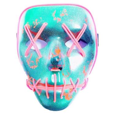 Imagem de Máscara brilhante El Cold Light Máscara para fantasia de carnaval de H
