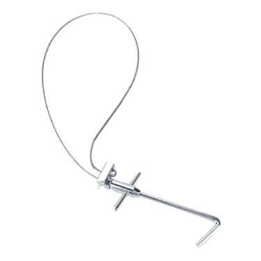 Imagem de ZAWELIYO Equipamento Agrícola Durável do Suporte de Aço Inoxidável do Porco para a Corda Ajustável Gado para o Laço Apanhador Porco, Apropriado para a Pena