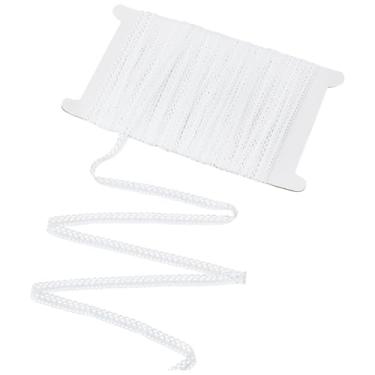 Imagem de WADORN Fita de renda branca de 9,5 cm, acabamento de renda elástica vintage de 20 metros para costura, decoração de casamento, artesanato para embrulho de presente de Natal, buquê de recortes