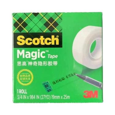 Imagem de Fita Adesiva Invisível 3M Scotch 810 3/4in 19mm X 33m Materiais De Esc