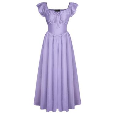 Imagem de Scarlet Darkness Vestidos de verão para mulheres, espartilho renascentista, vestido de verão Milkmaid