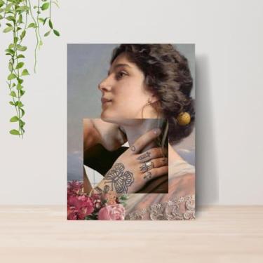 Imagem de Genérico, Quadro Artes Clássicas Engraçadas Monalisa A4 | Placa MDF 04