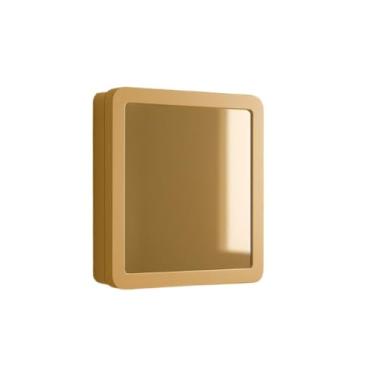 Imagem de Armario com espelho, para banheiro sobrepor e embutir(" BEGE ")