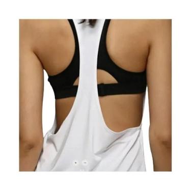 Imagem de Camiseta Sem Mangas Feminina Slim De Secagem Rápida Para Esportes, Col