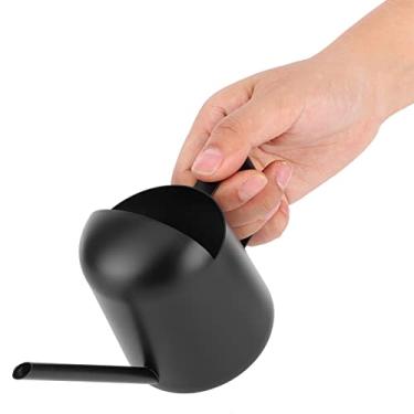 Imagem de Regador de aço inoxidável de 300 ml, mini vaso de irrigação pequeno para plantas internas e externas, com cabo ergonômico de bico longo