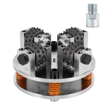Imagem de Meticuloso Ferramenta de martelo de 15 cm, texturização de pedra de remoção de revestimento, ferramenta de desbaste de superfície de concreto para rebarbadoras e polidoras de ângulo de velocidade