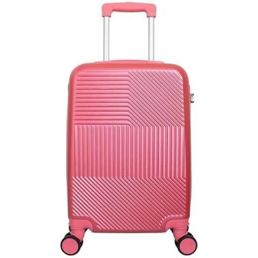 Imagem de Mala De Bordo Viagem Rodinha 360º Abs Reforçada (Rosa)