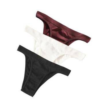 Imagem de Conjunto De Calcinhas Brasileiras Sem Costura De Cintura Alta Para Mul