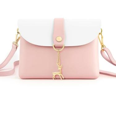 Imagem de Bolsa transversal pequena com alça de corrente.