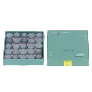 Imagem de Chiffonade 50 peças de pontas de taco de bilhar 9/10/11/12/13 mm – Material de poliuretano de substituição de pontas de taco de bilhar para bilhar e sinuca (13 mm)