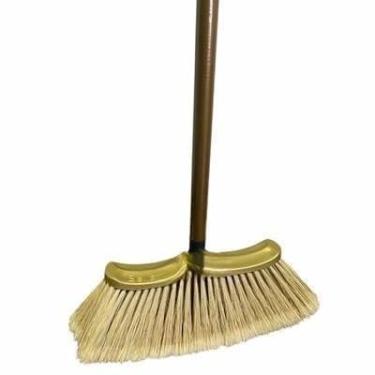 Imagem de Vassoura Italiana Dourada Gold - Elegância e Charme para Limpeza Doméstica, Prática e Estilosa para Casa e Apartamento, Utensílio Decorativo e Funcional (Com cabo)