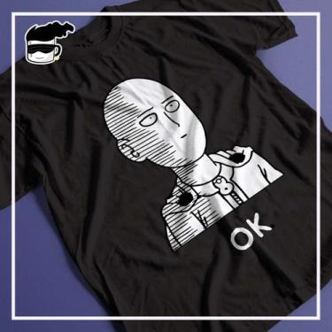 Imagem de Camiseta Saitama Anime One Punch Man OK Unissex - Kamisetas Otaku, Pre