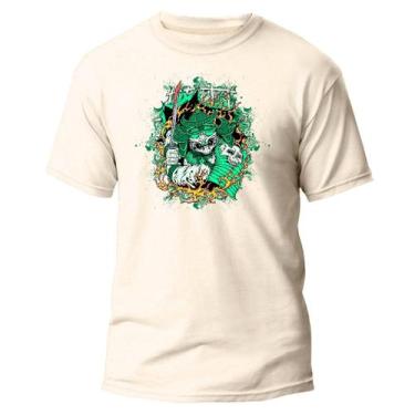 Imagem de Camiseta Básica Algodão Premium Estampa Digital Samurai Scar - Pavesi,