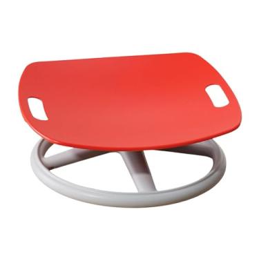 Imagem de Ｂｅｓｇａ Cadeira giratória infantil para treinamento de coordenação, brinquedo sensorial com suporte de peso, assento giratório para meninos e meninas, Vermelho