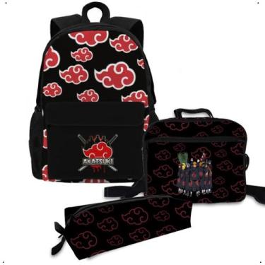 Imagem de Kit Mochila Bolsa Escolar Com Lancheira Térmica E Estojo Personalizado