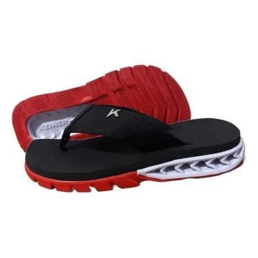 Imagem de Chinelo R Kids - Kenner, Vermelho, Preto, 32