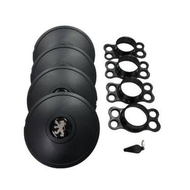 Imagem de Calotas Miollo Peugeot 207 Aro 14 2008/13 Tradicional Preto